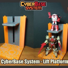 cyberbase sistema di sollevamento della piattaforma vari trasformatori 3d print model - Mito3D