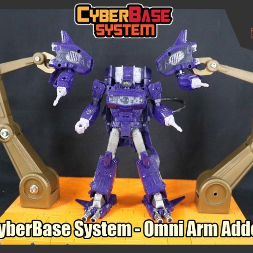 cyberbase system omni arm addon game transformer 3D print model - Mito3D