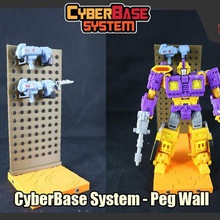 cyberbase system peg wall addon various transformer 3d print model - Mito3D