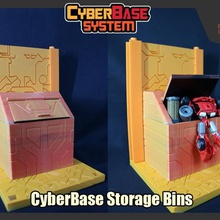 cyberbase system storage bins game transformer 3d print model - Mito3D