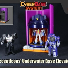 cyberbase transformers decepticons' underwater base elevator game 3d print model - Mito3D