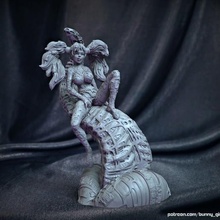 cybergirl vega art girl cyber woman sexy figure figurine scifi lady statue sculpture 3d print model - Mito3D
