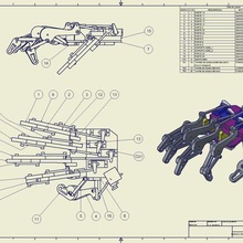 Cyberman Cyber Hand Roboter kybernetisch 3d print model - Mito3D