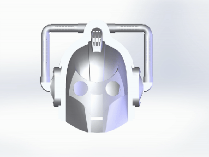 siber adam maske doktor Siber oyuncak Sanat 3d print model - Mito3D