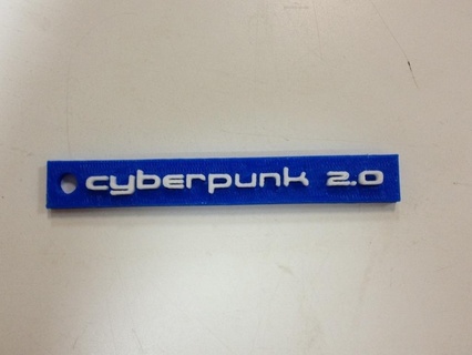 cyberpunk 20 logo garagelab panneaux logos 3d print model - Mito3D