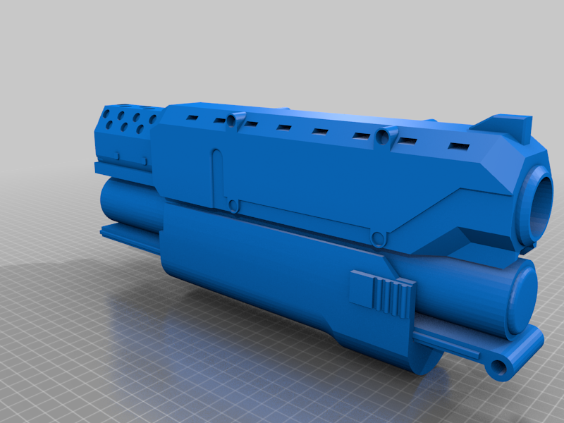 cyberpunk 2077 borg fucile caccia budella utensili cp2077 3d stampa 3D print model - Mito3D