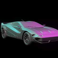 cyberpunk 2077 quadra tech voiture véhicule scifi Keanu résiste John mèche johnny silverhand 3d projekt rouge 3d print model - Mito3D