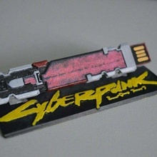 Cyberpunk 2077 Relikt Biochip USB Stand toy_game_accessories 3d print model - Mito3D