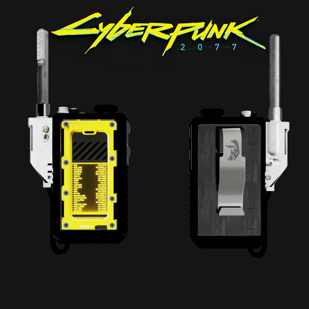 cyberpunk 2077 talkie walkie 3D print model - Mito3D