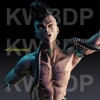 cyberpunk david busto juego película tv héroe 2077 3d print model - Mito3D