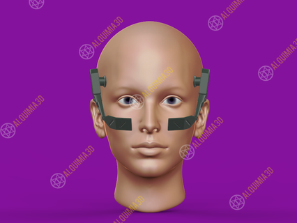 cyberpunk lentes accesorios juego cosplay 3d print model - Mito3D