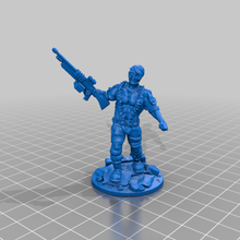 cyberpunk humano 1 32mm 28mm miniaturas 2077 futuro miniatura tampo mesa jogos guerra martelo 40k 3d print model - Mito3D