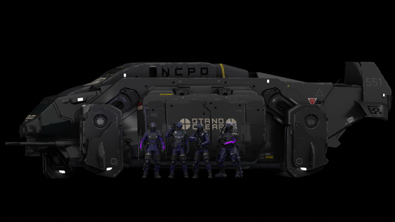 cyberpunk militech manticora maxtac av juego aplastar mesa ciencia ficción policía modelo psicópata equipo rpg miniaturas sci fi 3d print model - Mito3D