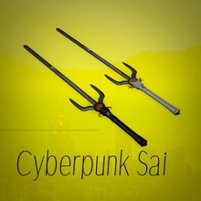 cyberpunk sai art 3d print model - Mito3D