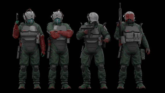cyberpunk trauma equipe miniaturas jogos yberpunk médico sci fi vermelho tampo mesa personagem r2077 futurista corporação tti av 3d print model - Mito3D