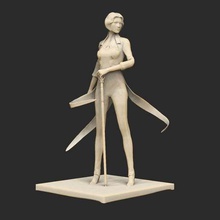 cyberpunk kadınlar X5 sanat insanlar kadın video scylla bilim unutmayın serseri paris olga neo oyun gelecek kurgu siber karakter 3d print model - Mito3D