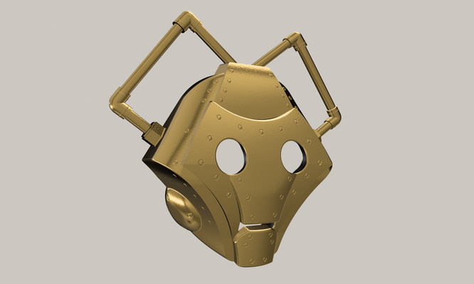cybershade cosplay masque docteur oms cyberman cybermen 3d print model - Mito3D