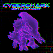 cybershark - battle damaged game shark cyber water 3d print model - Mito3D