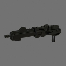 cibertroniano Optimus primo rifle jogos transformadores transformador arma fogo guerra cybertron wfc acessório Hasbro Takara brinquedo 3d print model - Mito3D