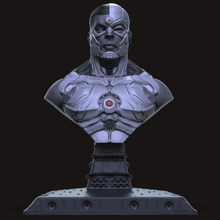 cyborg bust collectible coleccionable busto cd dc comic 3d print model - Mito3D