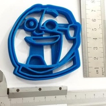 cyborg cookie cutter young titans home robin sharp cookies people go teens force boy beast starfire 3d print model - Mito3D