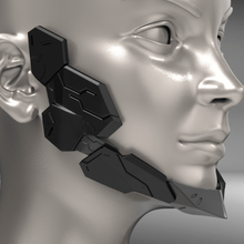 cyborg mandíbula armadura wearable impressão 3d do modelo a moda airsoft máscara mecha robótica robô android cosplay covid19 scifi máquina hobby diy cyberpunk 3d print model - Mito3D
