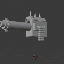 cybork shoota arm warhammer orks space ork wh40k bits cyborg 3d print model - Mito3D