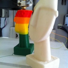 cycladic idol art 3d print model - Mito3D