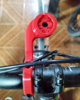 ciclocomputador suporte ciclismo bicicleta garmin 3d print model - Mito3D