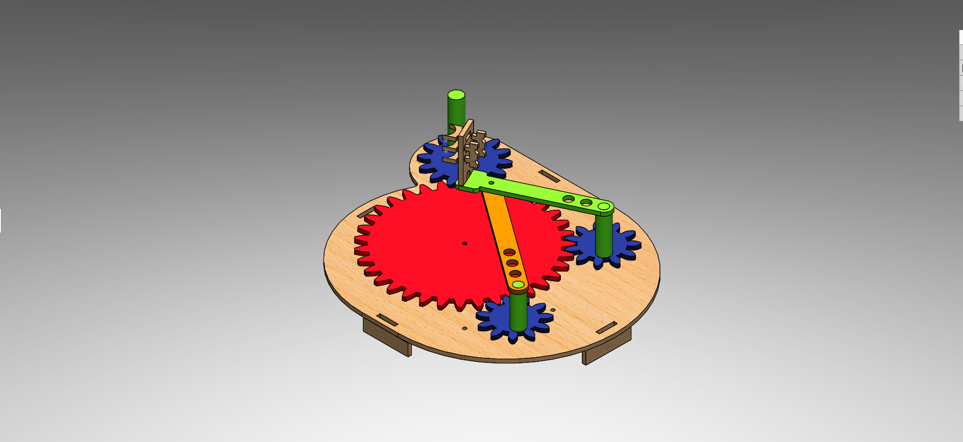 cycloïde machine 3d modèle laser Couper dossiers outils pattren fabrication papier dessin art 3D print model - Mito3D