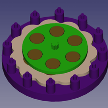 cycloidal gear box cool created with freecad gearbox gears robotics 3d print model - Mito3D