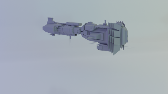 cyclone eve eveonline ship ore spaceship game 3dprint mmo transport vehicle miniatures vehicles 3d print model - Mito3D