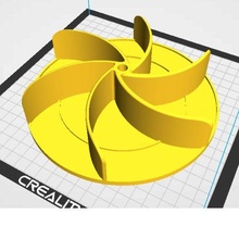 cyclone ventilateur sciure 3d print model - Mito3D