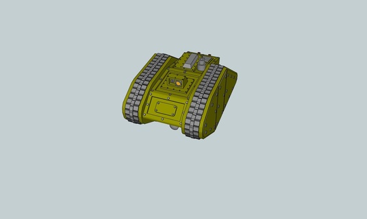 ciclope demolição tanque astra militarum elísio wh quarenta k 3d print model - Mito3D