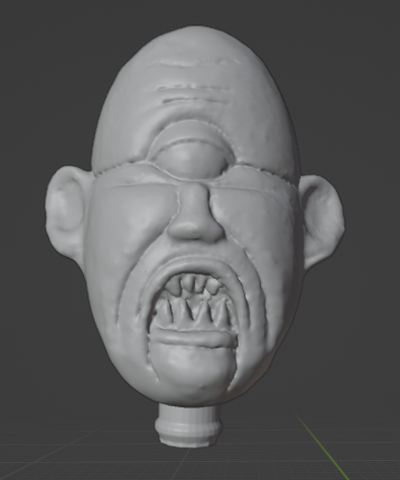 cyclops retro puppet master 3d print model - Mito3D