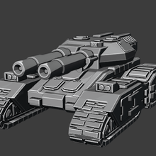 cyclops sci fi tank 6mm wargaming vehicles 3d print model - Mito3D