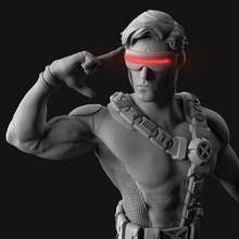 cyclops xmen marvel collectible comics 3d print model - Mito3D