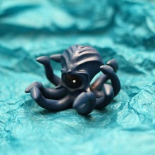 cycloptopus warrior art octopus alien cyclops eye cyclopeia sea creature sculpture 3d print model - Mito3D