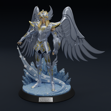 cygnus hyoga Dios adivinar ropa estatua figura cisne cdz Santo seiya cavaleiros do zodiaco 3d print model - Mito3D