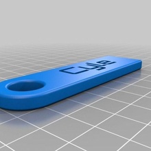 cyle Schlüssel Kette angepasst Zubehör 3d print model - Mito3D