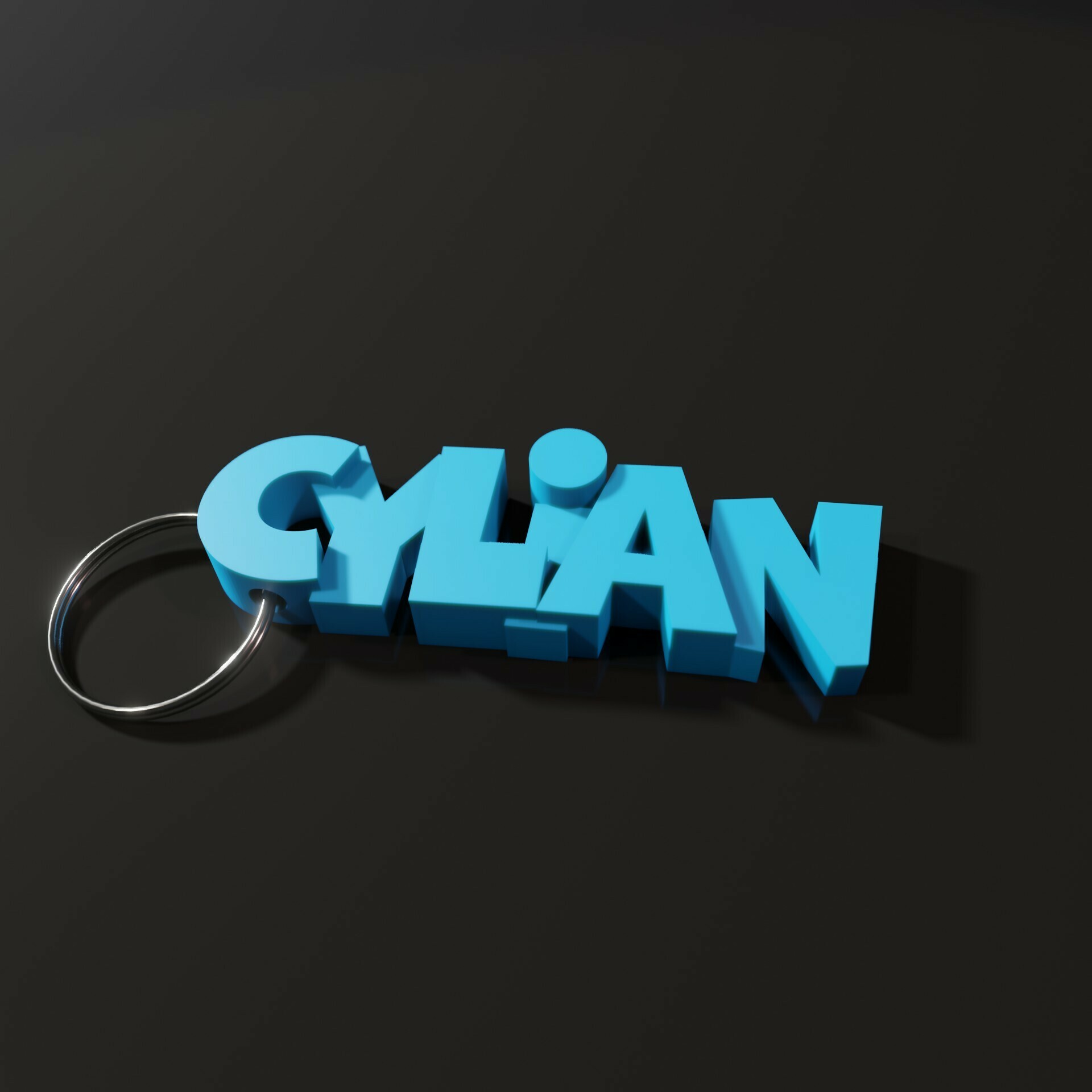 cylian - name keyring 3D print model - Mito3D