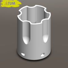 Zylinder Vase Mode Geschenk Werkzeug Gewehr Revolver Smith wesson 3d print model - Mito3D