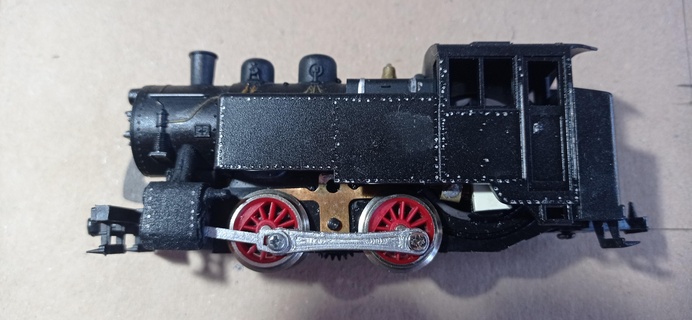 cylinders coupling rods replacement model trains h0 steam engine lima 3d print model - Mito3D