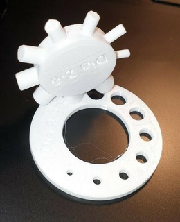 zylindrisch Stange Loch Abmessungen Prüfung Zylinder dimensional Maße trou 3d Drucken Tests 3d print model - Mito3D