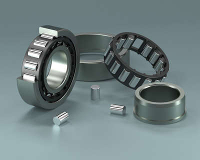 cylindrical roller bearing created partsolutions Various engineering prototyping invention innovation 3d print model - Mito3D