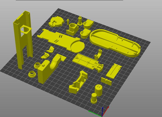 cyma cm060 pequeña partes juego p90 airsoft 3d print model - Mito3D