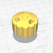 cymbal nut m6 various music drum 3d print model - Mito3D
