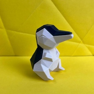 cyndaquil low poly pokemon low-poly lowpoly faceted gen 2 ii second generation figure pok mon 3d print model - Mito3D