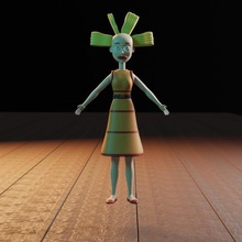 cynthia rugrats various doll nikelodeon woman thin young 3d print model - Mito3D