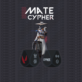 cypher valoroso compagno csgo tiratore gioco videogiochi controller argentina 3d print model - Mito3D